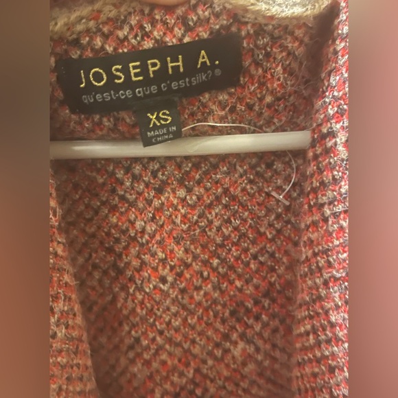 Joseph A Tan and Black Plaid Cardigan XS - Picture 5 of 5